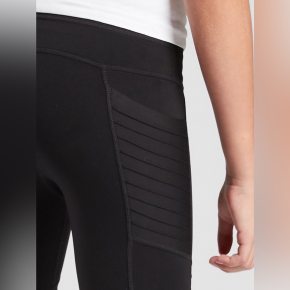 Athleta Girl Moto-VationTights Legging Pants Black Girls Kids XXL/16 - Picture 3 of 16